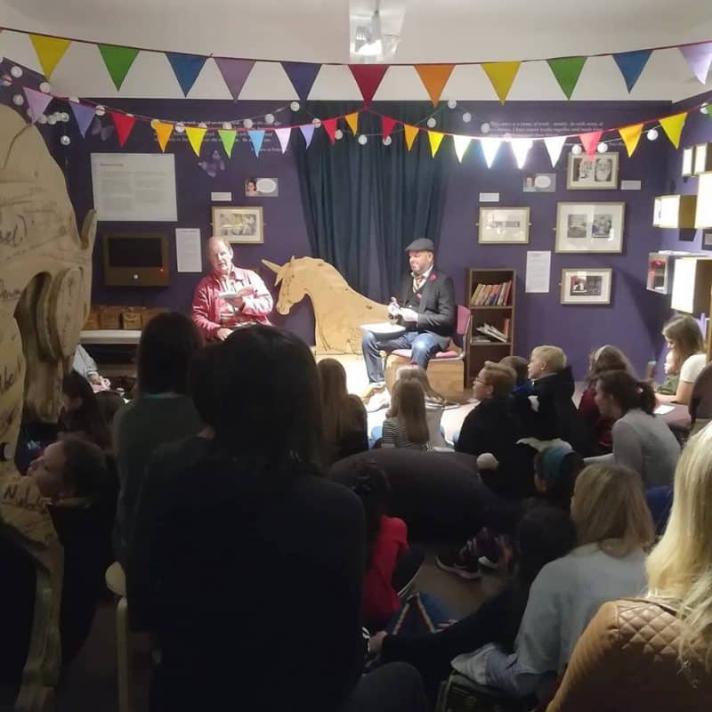 Michael Morpurgo visits the Burton