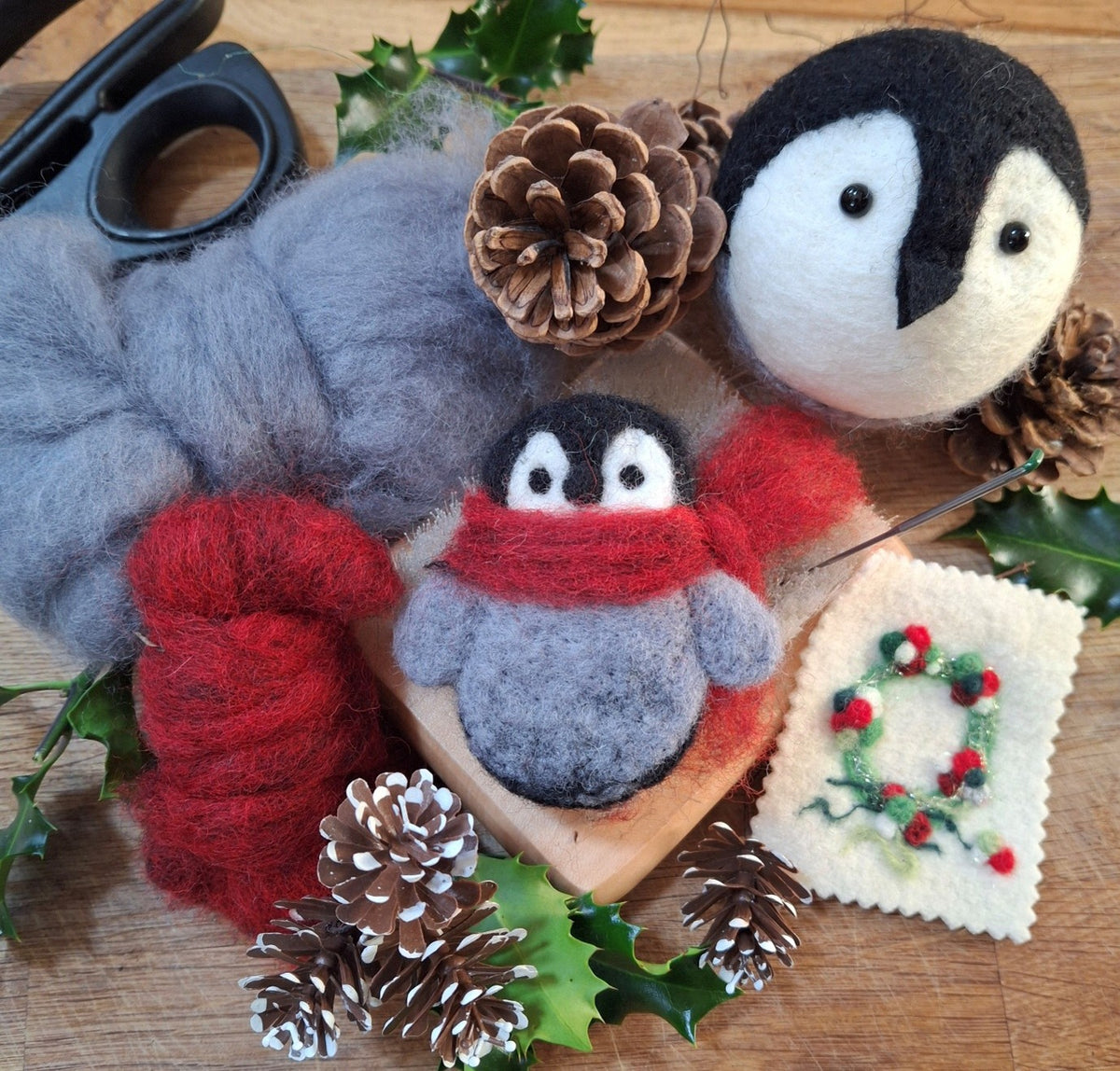 Needle Felted Christmas Decoration