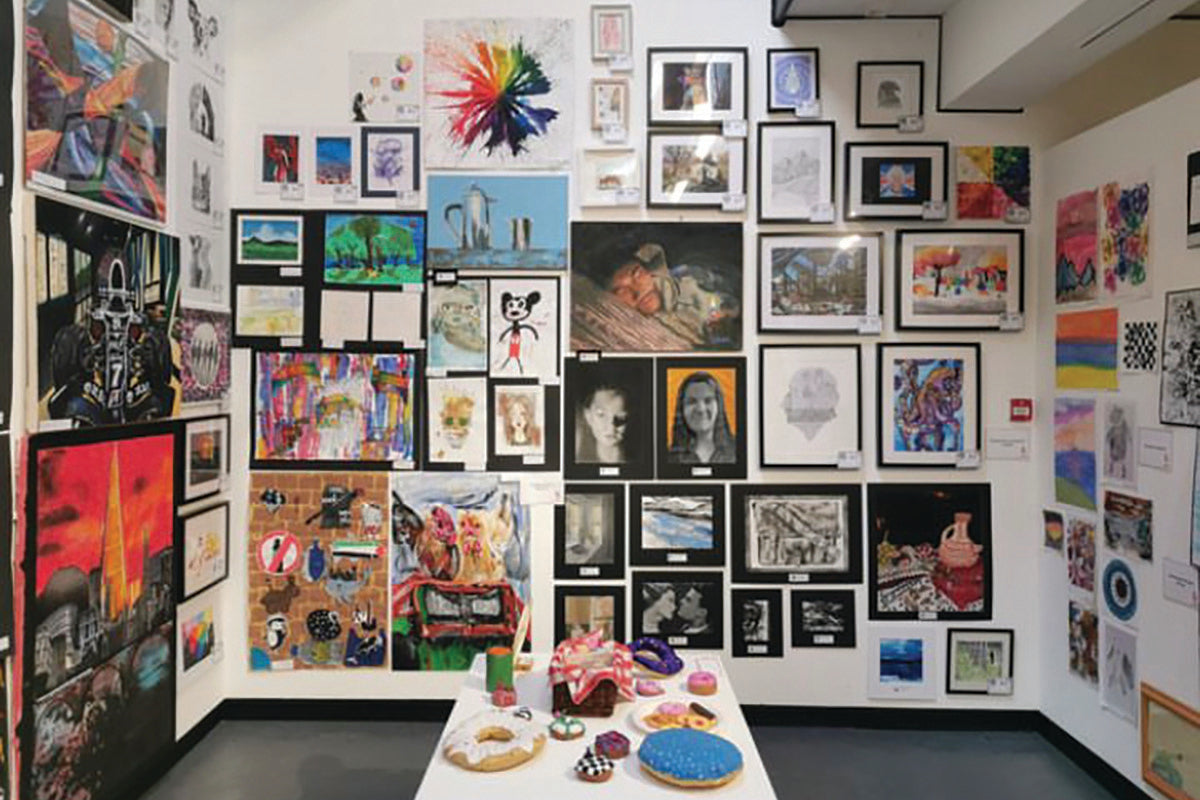 Interior of the Burton Art Gallery