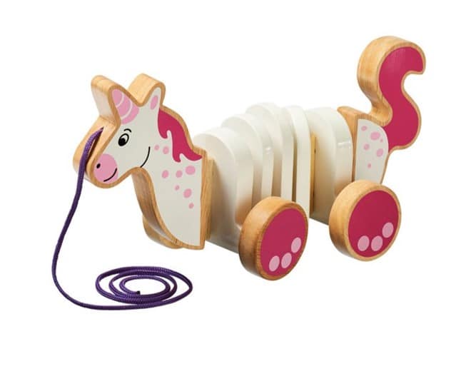 pull along unicorn toy