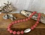 Melissa James – Necklace – rose quartz pod necklace Melissa James - Necklace - rose quartz pod necklace