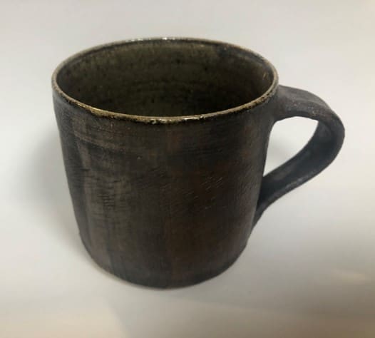 Popalini & Jezando Wood-fired handled dark mugs
