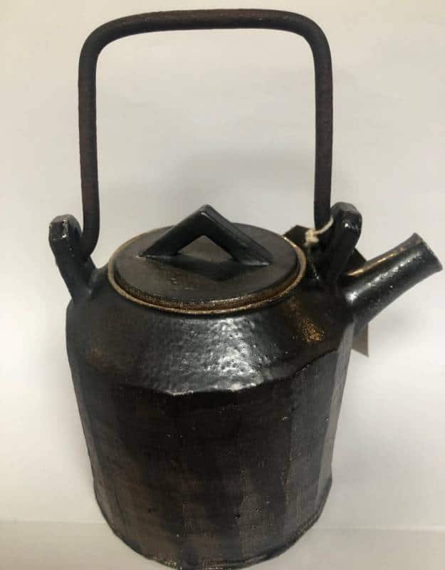 Popalini & Jezando - wood-fired pyramid top teapot with iron handle