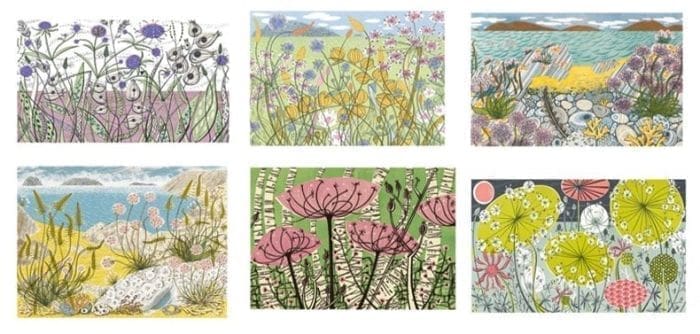 Printmakers - Card Bundle - Angie Lewin