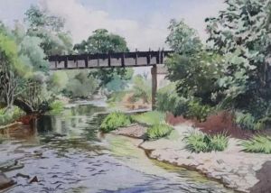 watercolour by Shelia Hutchinson