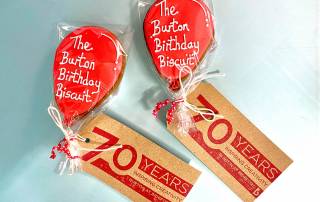 Birthday biscuits