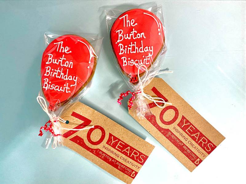 The story behind The Burton Birthday Biscuit Burton at Bideford