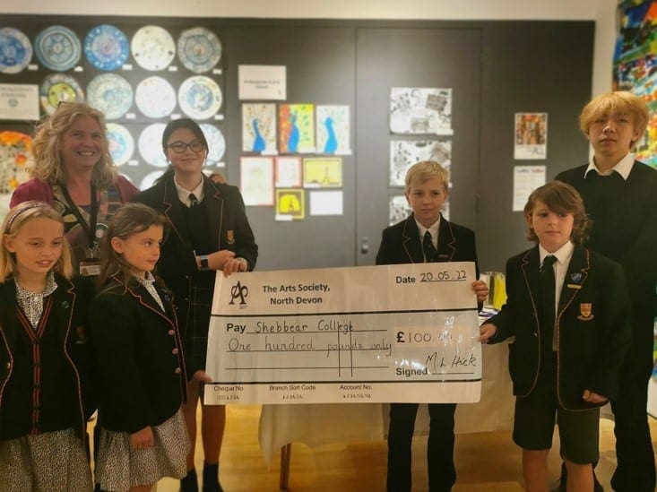 Shebbear College receive arts award
