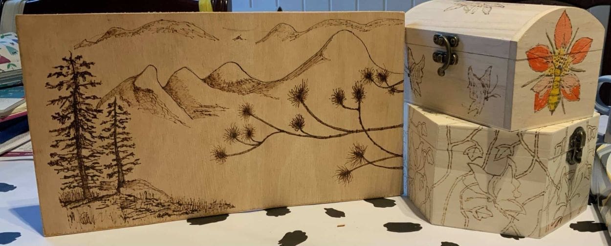 Pyrography at the Burton