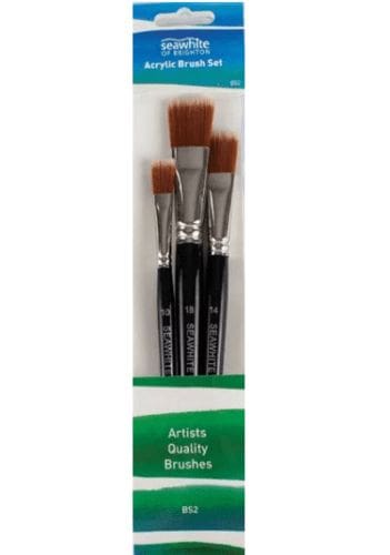 Seawhite - Acrylic Brush Set Artists Quality Brushes BS2