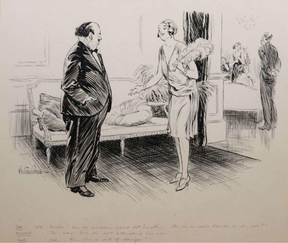 Doctor and Patient by Bertram Prance, Published in Humourist 1926