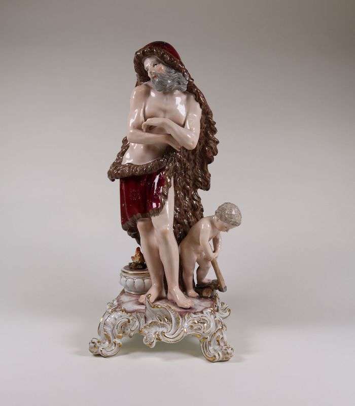 Meissen figure Winter made in Dressden - part of the decorative arts collection
