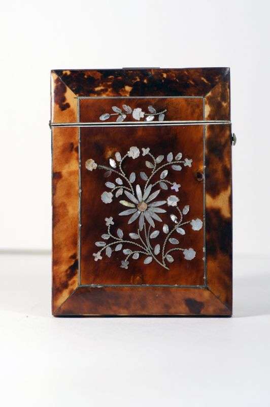Tortoiseshell and Mother of Pearl Calling Card Case McTaggart Short Collection - part of the decorative arts collection