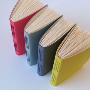 Celandine Books hand bound Leather Notebooks with Gold Dots