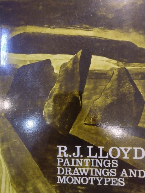 cover of RJ Lloyd paintings, drawings and monotypes