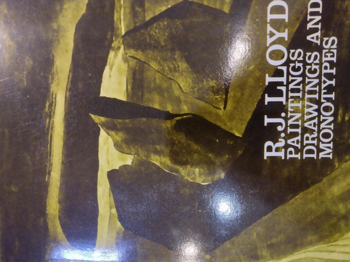 cover of RJ Lloyd paintings, drawings and monotypes