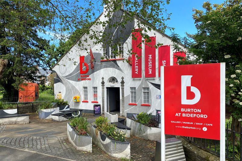 Exterior of Burton at Bideford art gallery