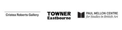 Logos for Cristea Roberts Gallery, Towner Eastbourne and the Paul Mellon Centre for Studies in British Art