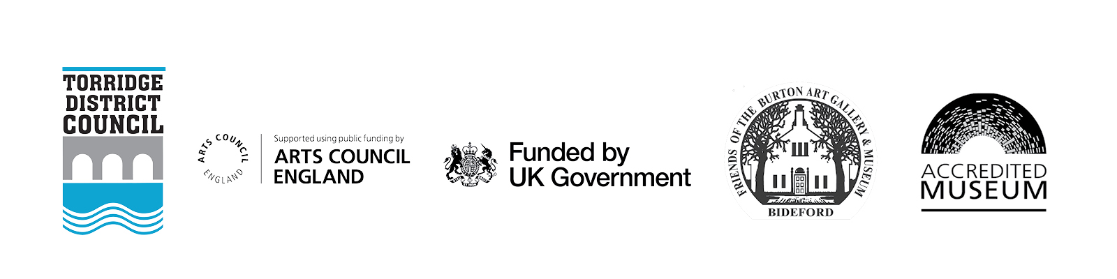 Burton at Bideford Funders logos