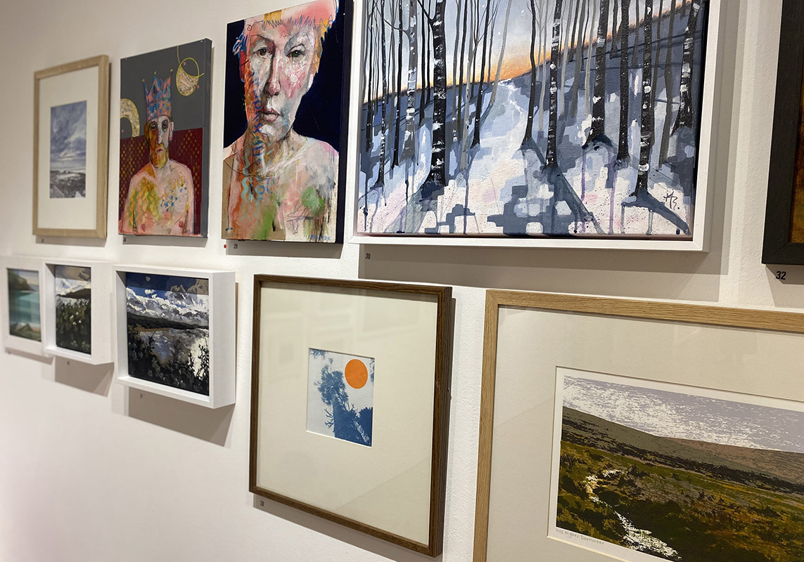 Image of artwork on wall