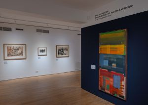 Installation shot of Into Abstraction at The Burton