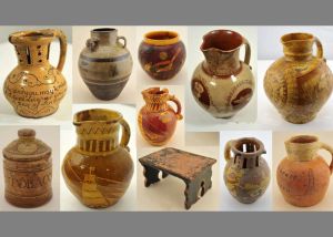 Collection of Bideford Ceramics from The Burton's collections