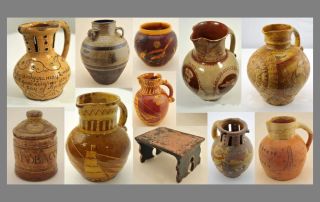 Collection of Bideford Ceramics from The Burton's collections