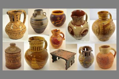 Collection of Bideford Ceramics from The Burton's collections