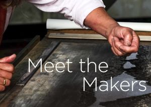 Image of hands printmaking