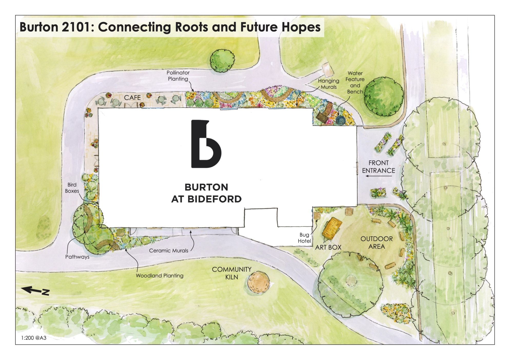 Connecting Roots and Future Hopes Landscape Concept Plan