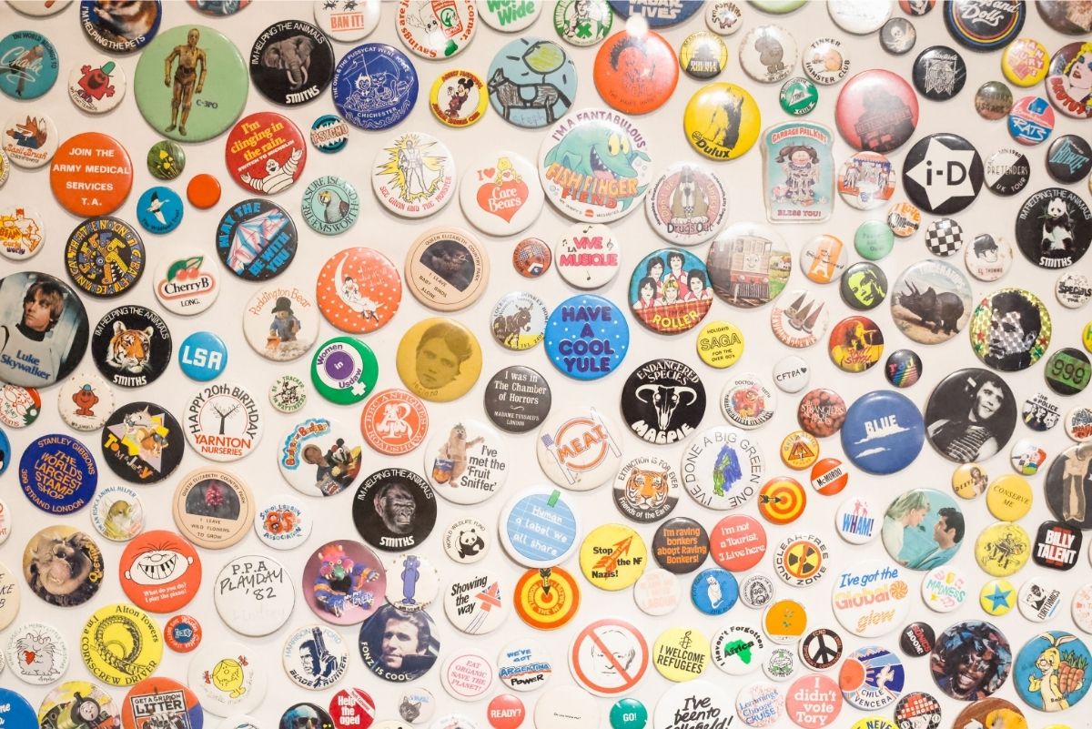 Badge Collection, Photo by Olga Vynnyk